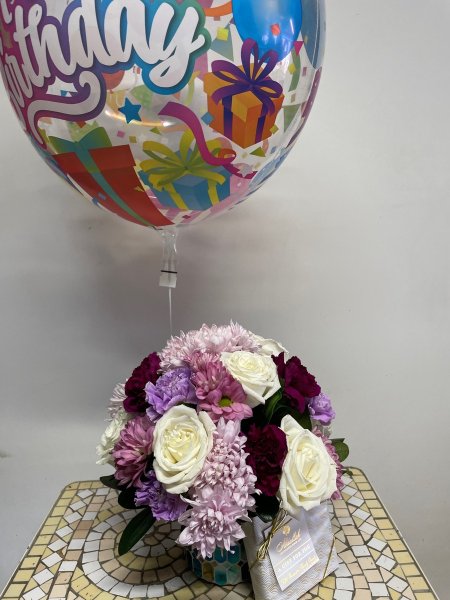 A 5 Star Customer Reviewed Flower Arrangement Designed by Salvy the Florist in Lynn, MA