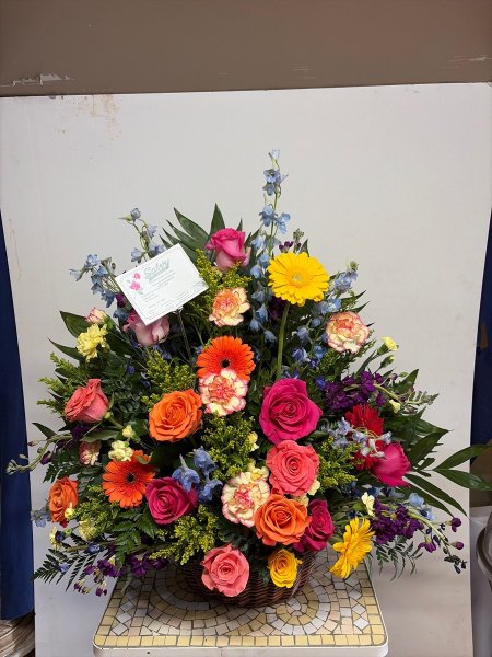 A 5 Star Customer Reviewed Flower Arrangement Designed by Salvy the Florist in Lynn, MA