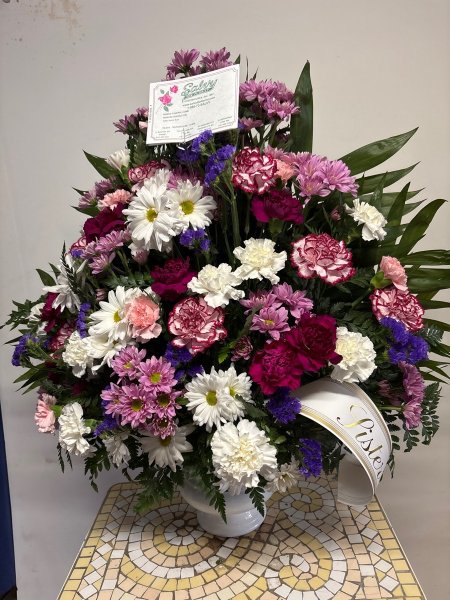 A 5 Star Customer Reviewed Flower Arrangement Designed by Salvy the Florist in Lynn, MA