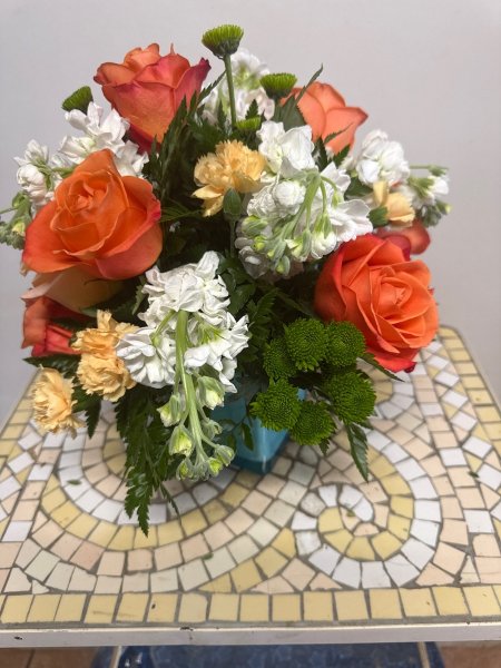 A 5 Star Customer Reviewed Flower Arrangement Designed by Salvy the Florist in Lynn, MA