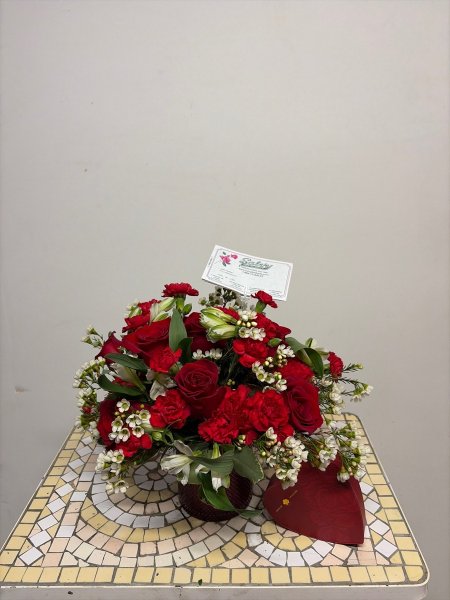 A 5 Star Customer Reviewed Flower Arrangement Designed by Salvy the Florist in Lynn, MA