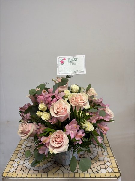 A 5 Star Customer Reviewed Flower Arrangement Designed by Salvy the Florist in Lynn, MA