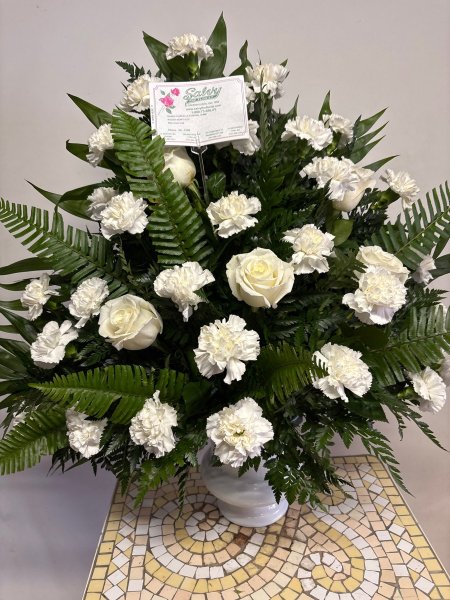 A 5 Star Customer Reviewed Flower Arrangement Designed by Salvy the Florist in Lynn, MA