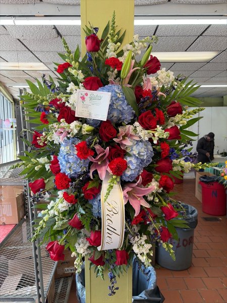 A 5 Star Customer Reviewed Flower Arrangement Designed by Salvy the Florist in Lynn, MA