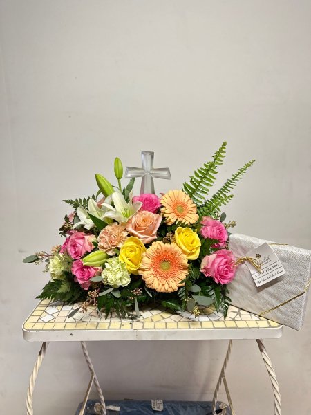 A 5 Star Customer Reviewed Flower Arrangement Designed by Salvy the Florist in Lynn, MA