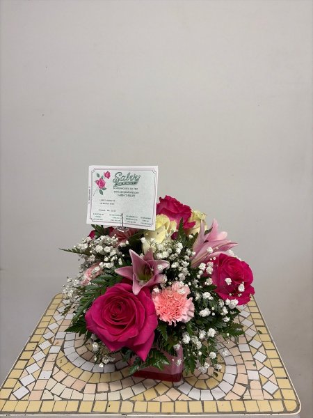 A 5 Star Customer Reviewed Flower Arrangement Designed by Salvy the Florist in Lynn, MA