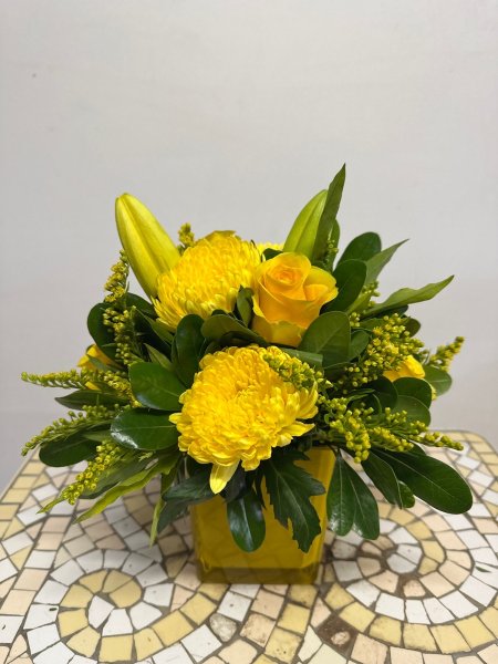A 5 Star Customer Reviewed Flower Arrangement Designed by Salvy the Florist in Lynn, MA