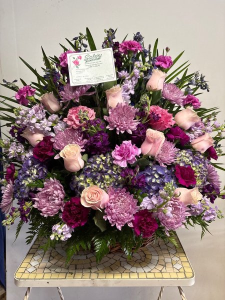A 5 Star Customer Reviewed Flower Arrangement Designed by Salvy the Florist in Lynn, MA