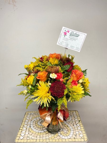 A 5 Star Customer Reviewed Flower Arrangement Designed by Salvy the Florist in Lynn, MA A 5 Star Customer Reviewed Flower Arrangement Designed by Salvy the Florist in Lynn, MA
