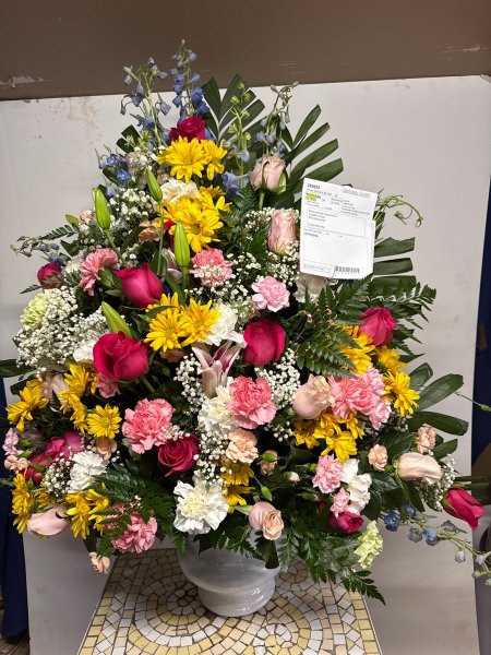 A 5 Star Customer Reviewed Flower Arrangement Designed by Salvy the Florist in Lynn, MA