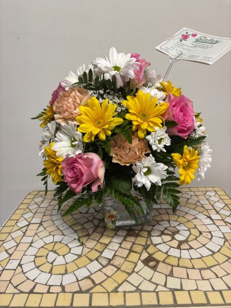 A 5 Star Customer Reviewed Flower Arrangement Designed by Salvy the Florist in Lynn, MA