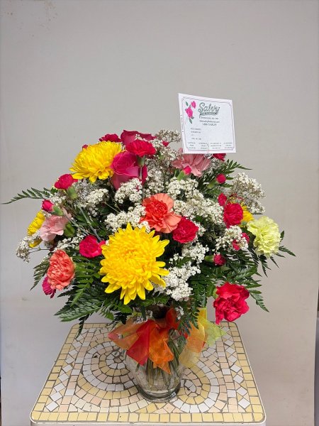 A 5 Star Customer Reviewed Flower Arrangement Designed by Salvy the Florist in Lynn, MA A 5 Star Customer Reviewed Flower Arrangement Designed by Salvy the Florist in Lynn, MA