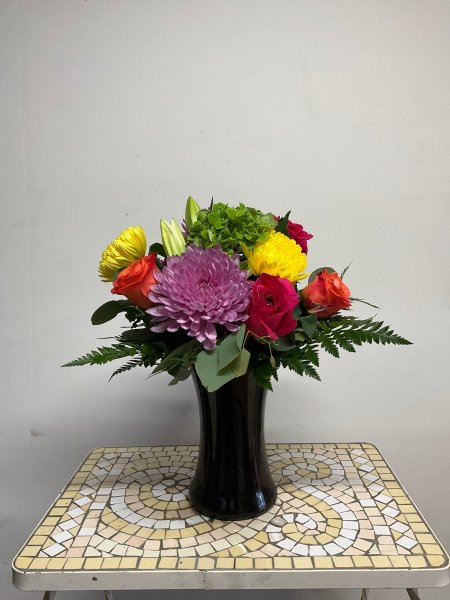 A 5 Star Customer Reviewed Flower Arrangement Designed by Salvy the Florist in Lynn, MA