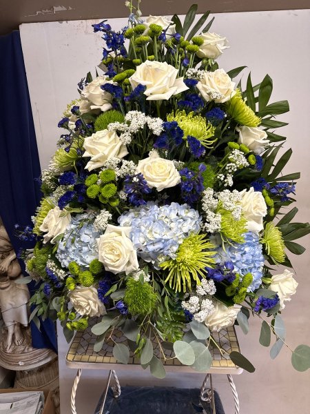 A 5 Star Customer Reviewed Flower Arrangement Designed by Salvy the Florist in Lynn, MA