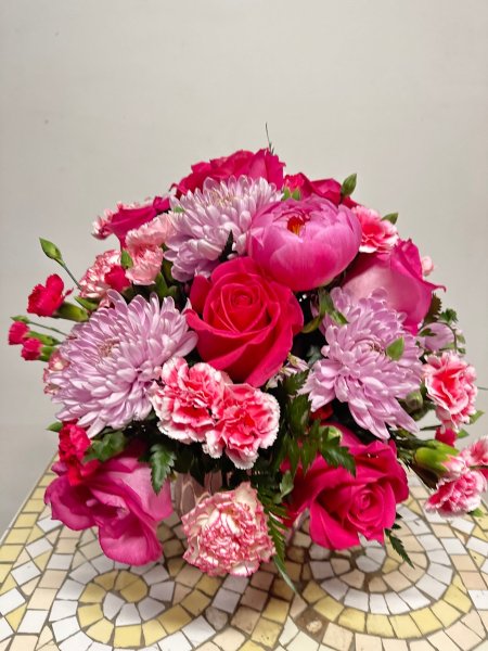 A 5 Star Customer Reviewed Flower Arrangement Designed by Salvy the Florist in Lynn, MA