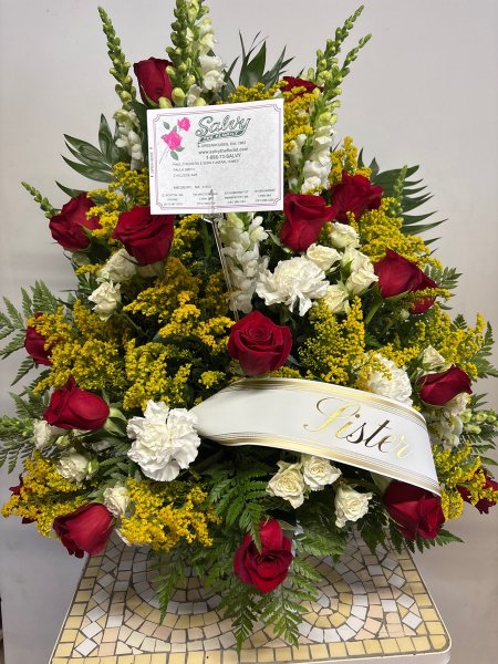 A 5 Star Customer Reviewed Flower Arrangement Designed by Salvy the Florist in Lynn, MA A 5 Star Customer Reviewed Flower Arrangement Designed by Salvy the Florist in Lynn, MA