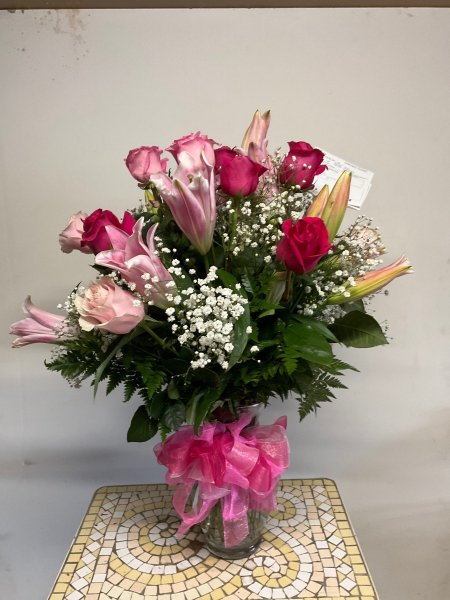 A 5 Star Customer Reviewed Flower Arrangement Designed by Salvy the Florist in Lynn, MA