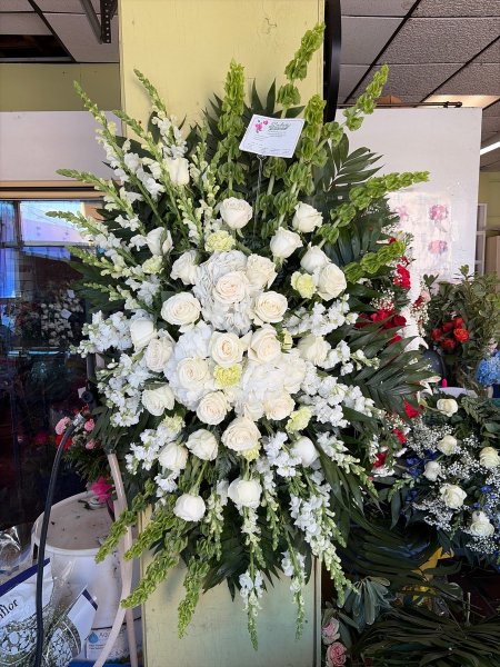 A 5 Star Customer Reviewed Flower Arrangement Designed by Salvy the Florist in Lynn, MA