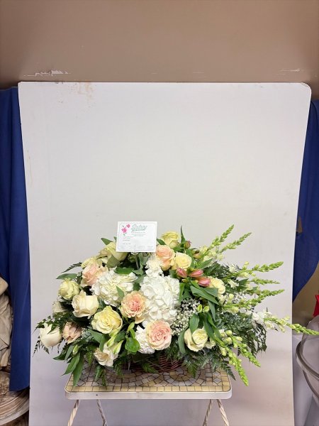 A 5 Star Customer Reviewed Flower Arrangement Designed by Salvy the Florist in Lynn, MA