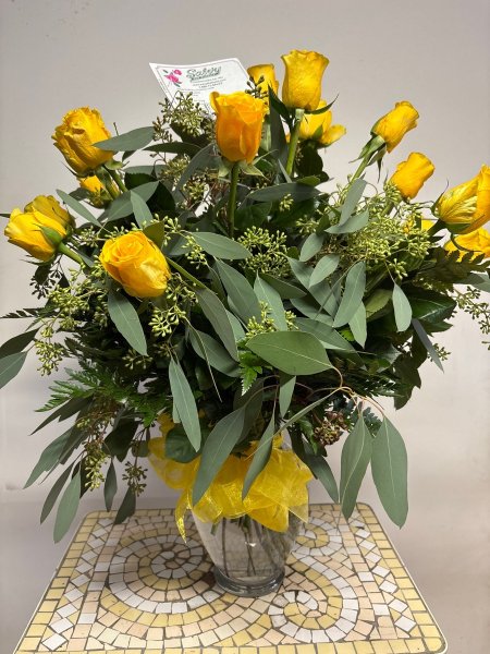 A 4 Star Customer Reviewed Flower Arrangement Designed by Salvy the Florist in Lynn, MA