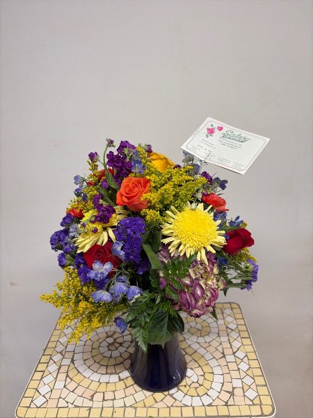 A 5 Star Customer Reviewed Flower Arrangement Designed by Salvy the Florist in Lynn, MA