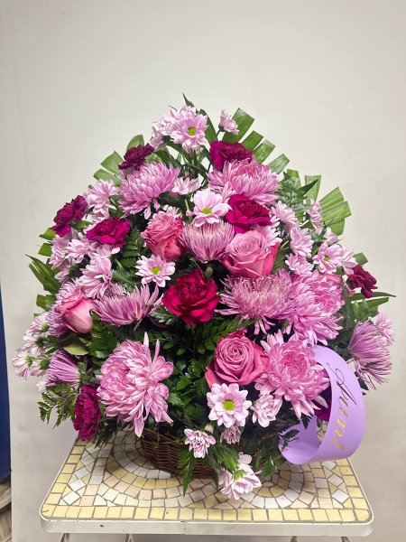 A 5 Star Customer Reviewed Flower Arrangement Designed by Salvy the Florist in Lynn, MA