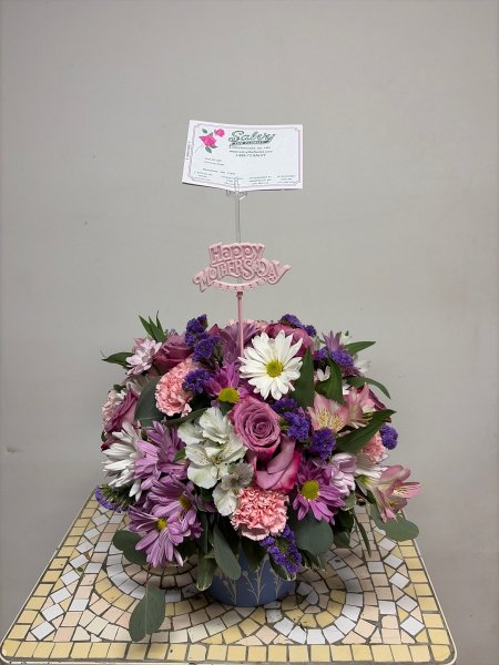 A 5 Star Customer Reviewed Flower Arrangement Designed by Salvy the Florist in Lynn, MA A 5 Star Customer Reviewed Flower Arrangement Designed by Salvy the Florist in Lynn, MA