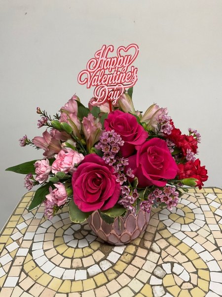 A 5 Star Customer Reviewed Flower Arrangement Designed by Salvy the Florist in Lynn, MA