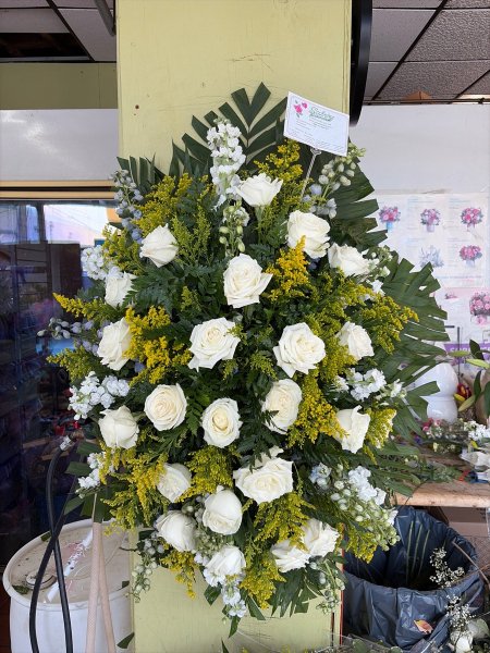 A 5 Star Customer Reviewed Flower Arrangement Designed by Salvy the Florist in Lynn, MA