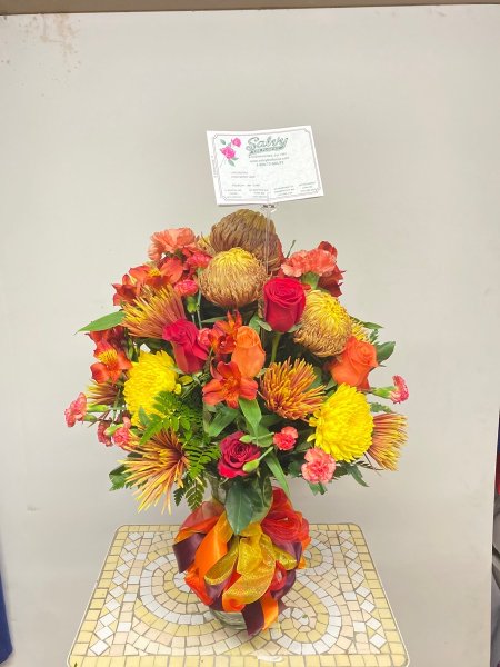 A 5 Star Customer Reviewed Flower Arrangement Designed by Salvy the Florist in Lynn, MA A 5 Star Customer Reviewed Flower Arrangement Designed by Salvy the Florist in Lynn, MA