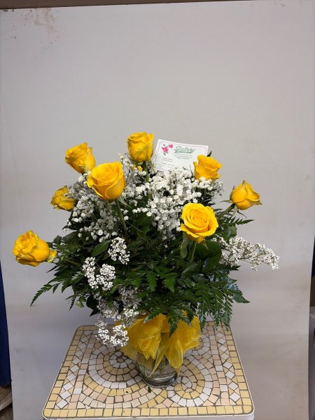 A 5 Star Customer Reviewed Flower Arrangement Designed by Salvy the Florist in Lynn, MA