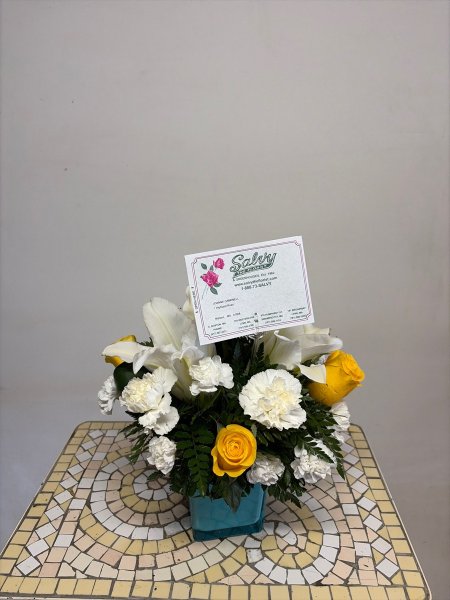 A 5 Star Customer Reviewed Flower Arrangement Designed by Salvy the Florist in Lynn, MA A 5 Star Customer Reviewed Flower Arrangement Designed by Salvy the Florist in Lynn, MA