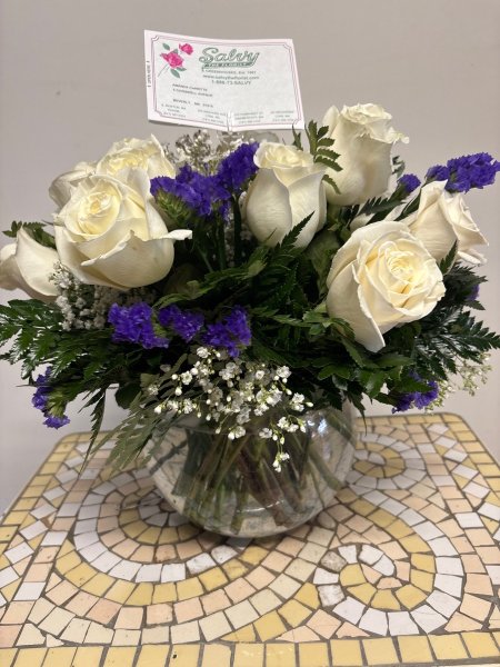 A 2 Star Customer Reviewed Flower Arrangement Designed by Salvy the Florist in Lynn, MA
