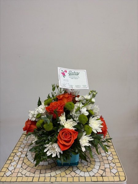 A 5 Star Customer Reviewed Flower Arrangement Designed by Salvy the Florist in Lynn, MA A 5 Star Customer Reviewed Flower Arrangement Designed by Salvy the Florist in Lynn, MA