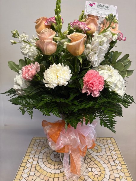 A 5 Star Customer Reviewed Flower Arrangement Designed by Salvy the Florist in Lynn, MA A 5 Star Customer Reviewed Flower Arrangement Designed by Salvy the Florist in Lynn, MA