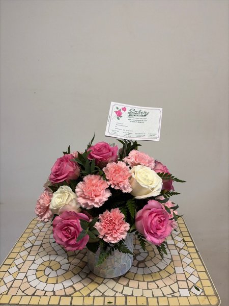 A 5 Star Customer Reviewed Flower Arrangement Designed by Salvy the Florist in Lynn, MA