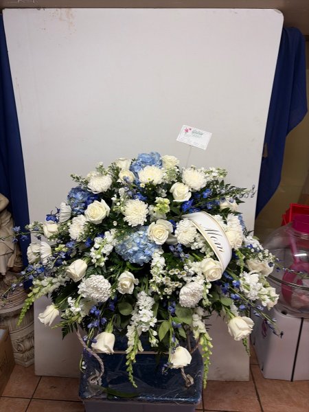 A 5 Star Customer Reviewed Flower Arrangement Designed by Salvy the Florist in Lynn, MA
