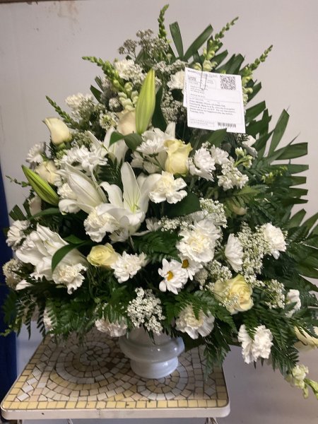 A 5 Star Customer Reviewed Flower Arrangement Designed by Salvy the Florist in Lynn, MA