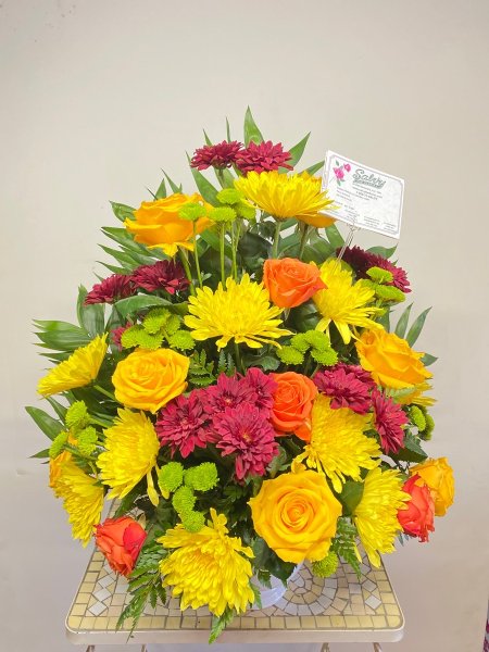 A 5 Star Customer Reviewed Flower Arrangement Designed by Salvy the Florist in Lynn, MA