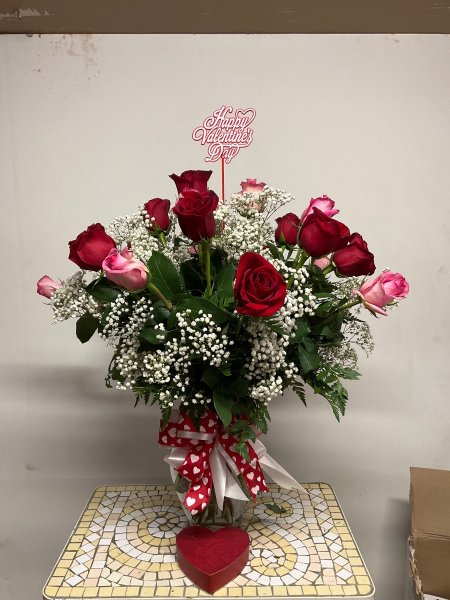 A 5 Star Customer Reviewed Flower Arrangement Designed by Salvy the Florist in Lynn, MA