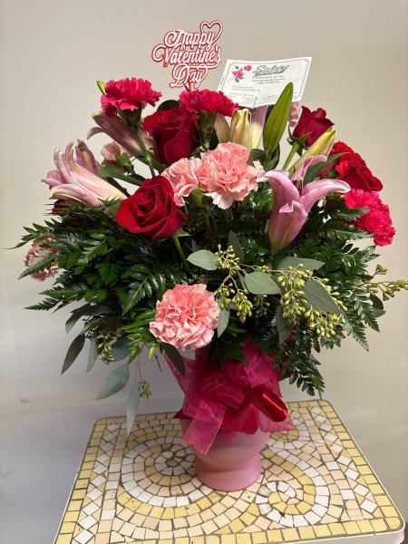 A 5 Star Customer Reviewed Flower Arrangement Designed by Salvy the Florist in Lynn, MA