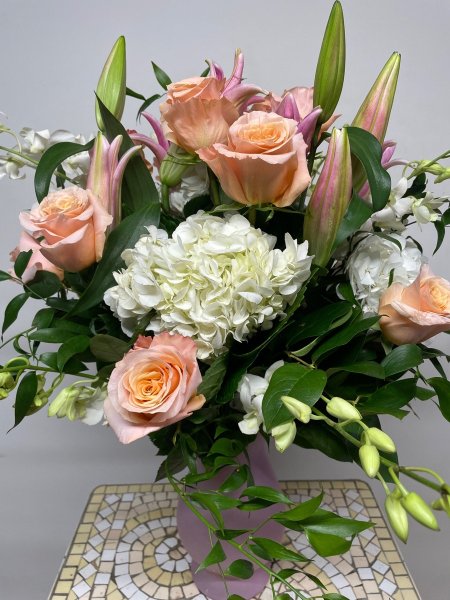 A 5 Star Customer Reviewed Flower Arrangement Designed by Salvy the Florist in Lynn, MA A 5 Star Customer Reviewed Flower Arrangement Designed by Salvy the Florist in Lynn, MA