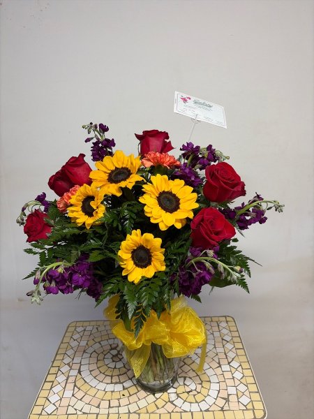 A 5 Star Customer Reviewed Flower Arrangement Designed by Salvy the Florist in Lynn, MA