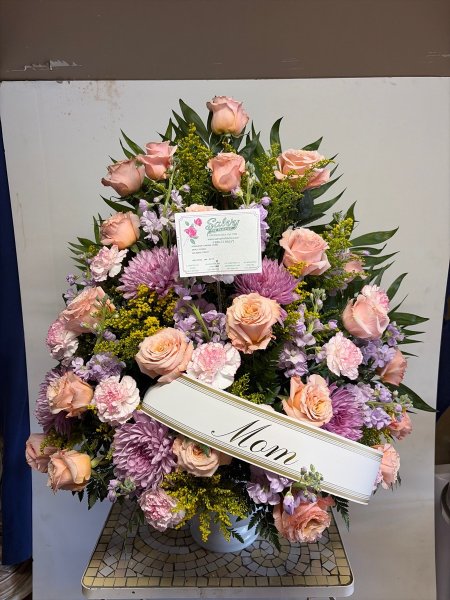 A 5 Star Customer Reviewed Flower Arrangement Designed by Salvy the Florist in Lynn, MA