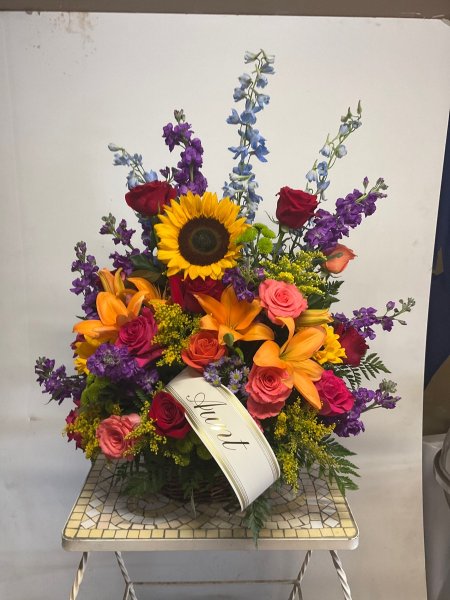 A 5 Star Customer Reviewed Flower Arrangement Designed by Salvy the Florist in Lynn, MA