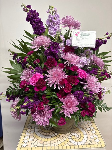 A 5 Star Customer Reviewed Flower Arrangement Designed by Salvy the Florist in Lynn, MA