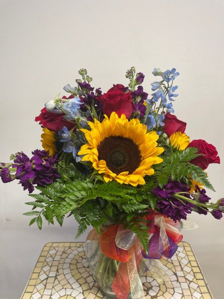 A 5 Star Customer Reviewed Flower Arrangement Designed by Salvy the Florist in Lynn, MA