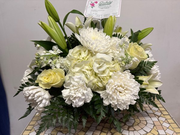 A 5 Star Customer Reviewed Flower Arrangement Designed by Salvy the Florist in Lynn, MA