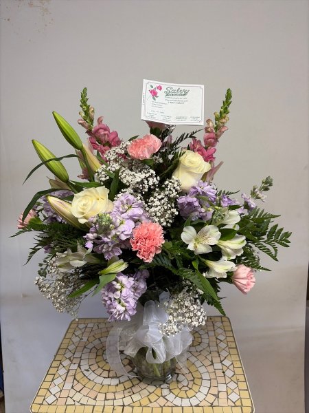 A 2 Star Customer Reviewed Flower Arrangement Designed by Salvy the Florist in Lynn, MA