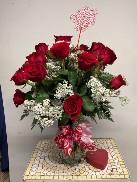 A 5 Star Customer Reviewed Flower Arrangement Designed by Salvy the Florist in Lynn, MA